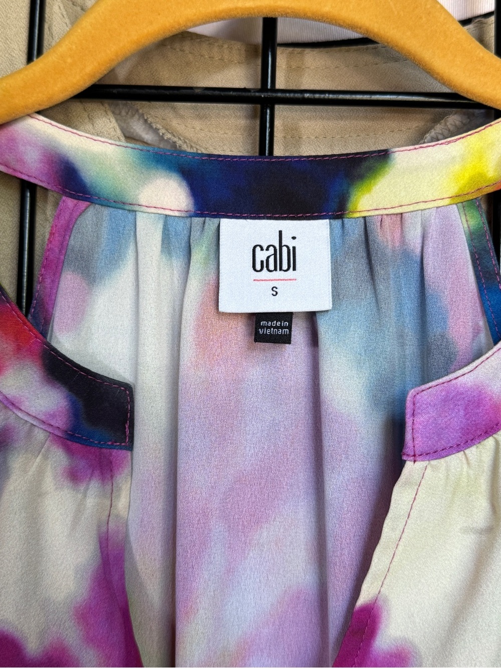 CAbi Celebrations Watercolor Tie Dye Dress - Picture 3 of 7